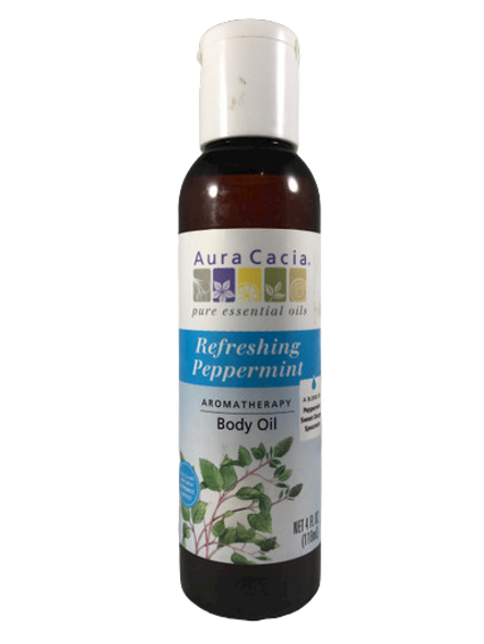 Peppermint Body Oil, 4 fl oz. - Aceite Corporal de Menta, 4 fl oz.