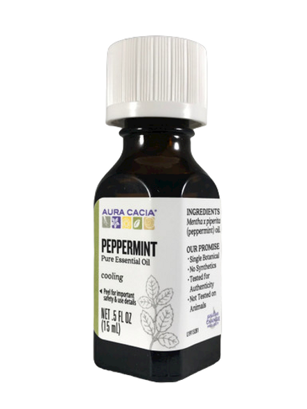 Peppermint Essential Oil, .5 fl oz. -Aceite Esencial de Menta, .5 fl oz.