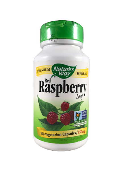 Red Raspberry Leaf, 450 mg, 100 Vegetarian Capsules - Hoja de frambuesa roja, 450 mg, 100 Cápsulas Vegetarianas