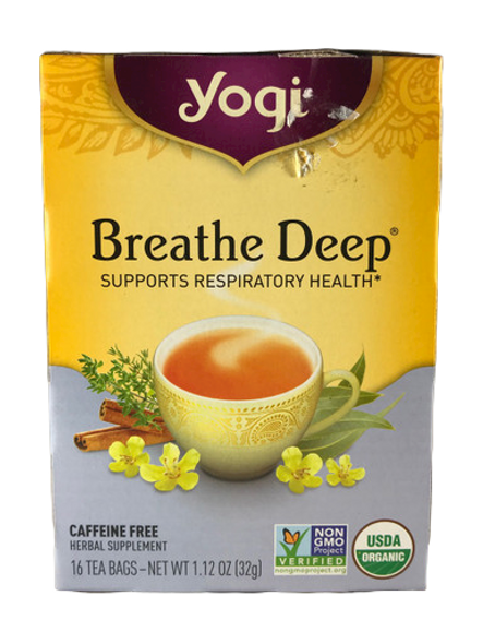 Tea, Breathe Deep, Caffeine Free, 16 Bags - Té, Respira Profundo, Sin Cafeína, 16 Bolsas