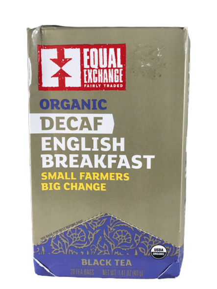 Tea, English Breakfast, Decaf, 20 Bags -Té, Desayuno Inglés, Descafeinado, 20 Bolsas