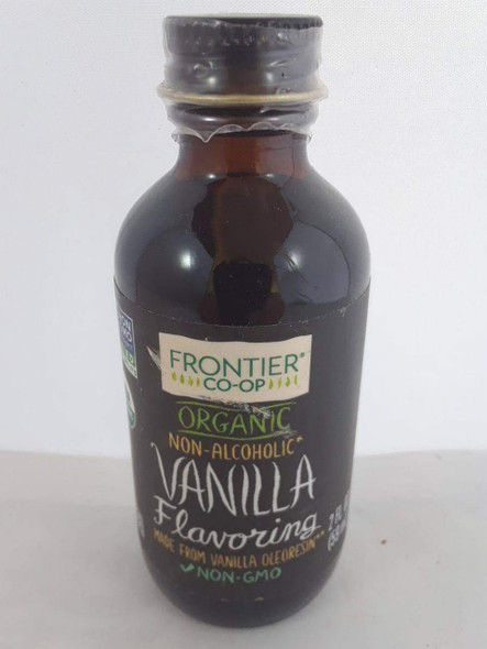 Vanilla Flavoring, Organic, 2 fl oz. - Sabor a Vainilla, Orgánico, 2 fl oz.