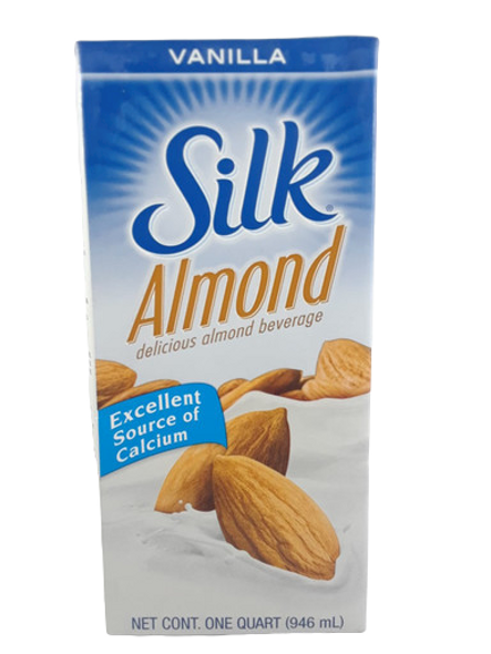 Milk, Almond, Vanilla, 32 fl oz. - Leche de Almendra, Vanilla, 32 onza