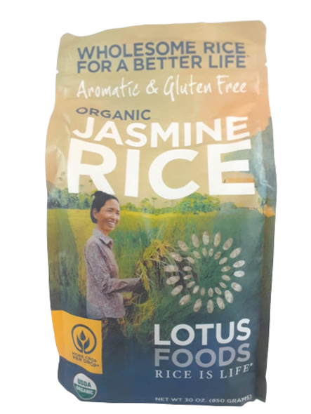 Rice, Jasmine, Organic, 30 oz. .Arroz, Jazmín, Orgánico, 30 oz.