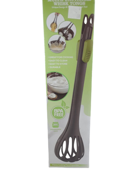 Multi-Functional Whisk Tongs, 3 in 1 - Pinzas Batidoras Multifuncionales, 3 en 1