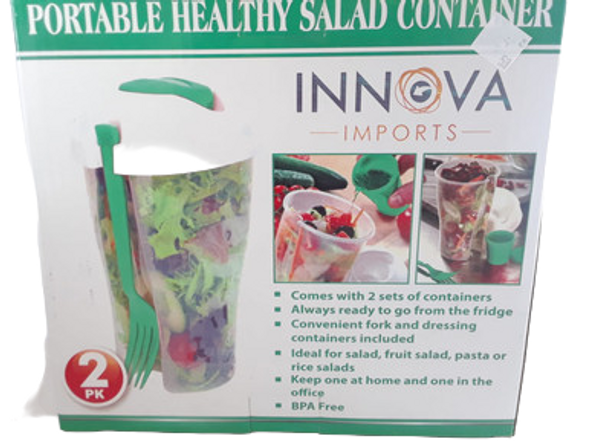 Salad Container, 2 Pack - Envase de Ensalada, 2 Paquetes
