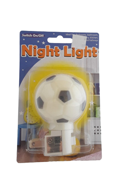Night Light, Soccer Ball - Luz de Noche, Pelota de Fútbol