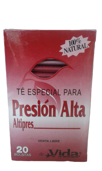 Tea, High Blood Pressure, 20 Bags - Te, Presion Alta Altipres, 20 Bolsitas