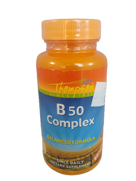 B-50 Complex, 60 Tablets - Complejo B-50, 60 Tabletas