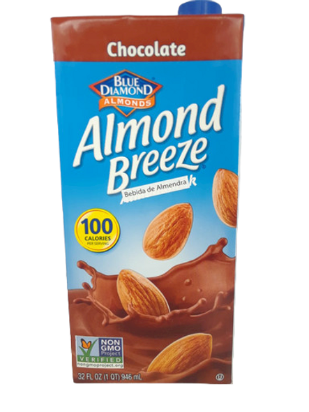 Almond Milk, Chocolate, 32 fl oz. - Leche de Almendra, Chocolate, 32 fl oz.