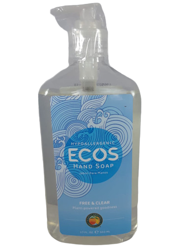Hand Soap, Free & Clear, 17 oz. - Jabón para Manos, Free & Clear, 17 oz.