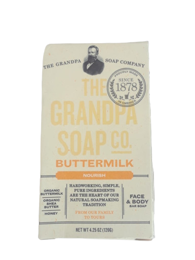 Soap, Buttermilk, 4.25 oz. - Jabón, Mantequilla de Leche, 4.25 onzas