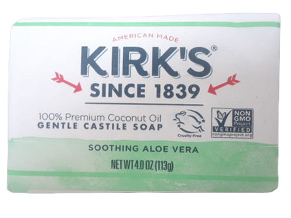 Soap Bar , Aloe Vera, Castile, 4 oz. - Jabón, Aloe Vera, Castilla, 4 oz.