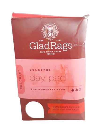 Day Pad, Reusable Cotton Pad, For Moderate Flow - Almohadilla de Día, Almohadilla de Algodón Reutilizable, para un flujo moderado