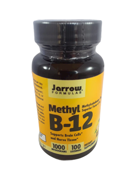 Methyl B-12, 1000 Micrograms, 100 Lozenges - Metilo B-12, 1000 Microgramos, 100 Pastillas