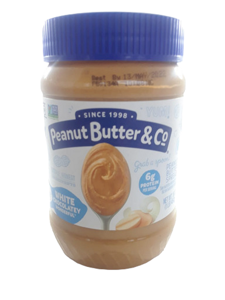 Peanut Butter, White Chocolate, 16 oz. - Mantequilla de Maní, Chocolate Blanco, 16 oz.