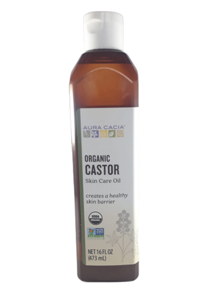 Castor Oil, Organic, 16 Fl oz. - Aceite de Ricino, Orgánico, 16 Fl oz.