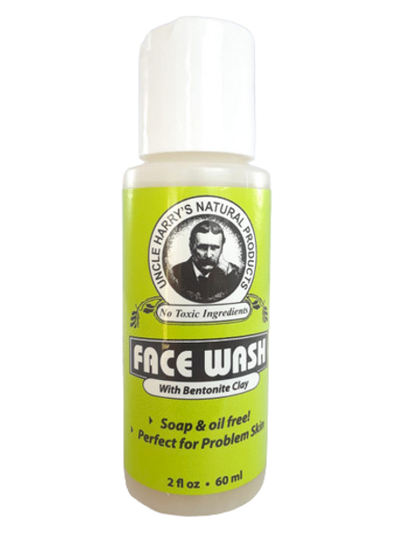 Face Wash, with Bentonite Clay, 2 fl oz. - Lavado de Cara, con Arcilla Bentonita, 2 fl oz.