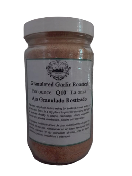 Garlic, Roasted , Granulated - Ajo, Asado, Granulado
