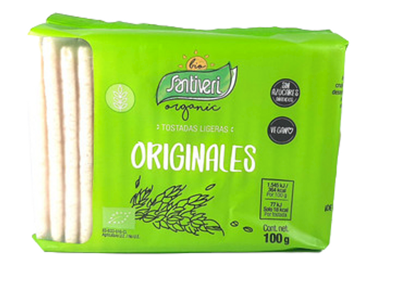 Crackers, Crispy Wheat, Organic, 100 gr. - Galletas, Trigo Crujiente, Orgánico, 100 gr.