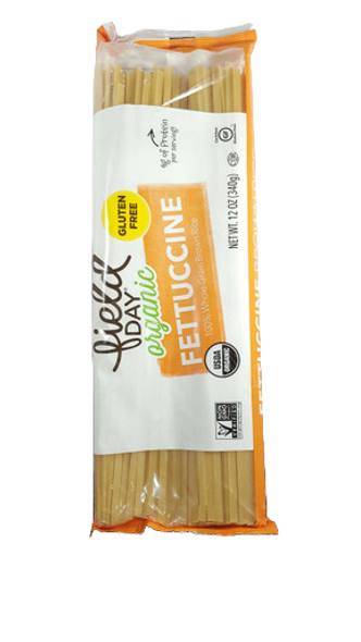 Fettuccine Pasta, Gluten-Free, Organic, 12 oz. - Pasta Fettuccine, Sin Gluten, Orgánica, 12 oz.