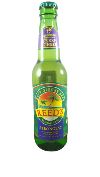 Ginger Beer, Strongest, 12 fl oz. - Cerveza de Jengibre, más Fuerte, 12 fl oz.