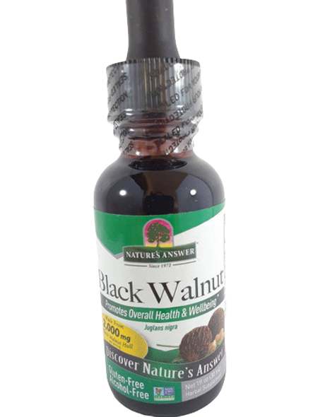 Black Walnut Extract, 2000 mg, Alcohol-Free, 1 fl oz. - Extracto de Nuez Negra, 2000 mg, sin Alcohol, 1 fl oz.
