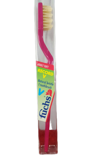 Toothbrush, Natural Bristle, Adult Soft - Cepillo de Dientes, Cerdas Naturales, Adulto Suave