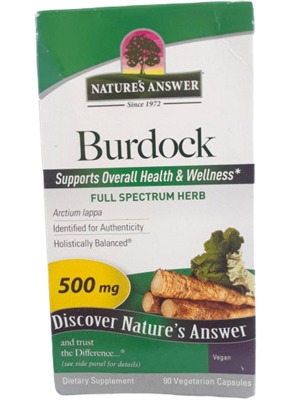 Burdock, 500 mg, 90 Vegetarian Capsules - Bardana, 500 mg, 90 Cápsulas Vegetarianas