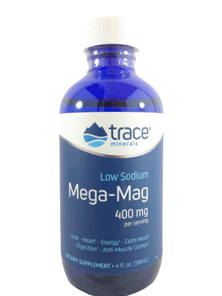 Mega-Mag, Low Sodium, 400 mg, 4 fl oz. - Mega-Mag, Bajo en Sodio, 400 mg, 4 fl oz.