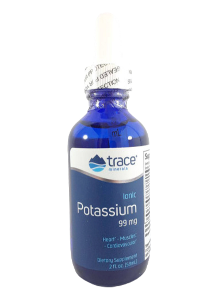 Potassium, Ionic, 99 mg, 2 fl oz. - Potasio, Iónico, 99 mg, 2 fl oz.