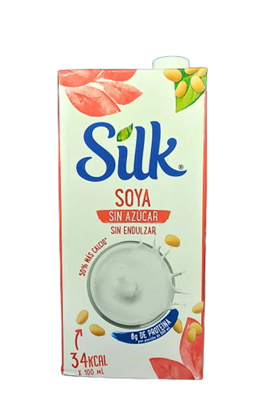 Milk, Soy, No Sugar, 32 fl oz. -Leche, Soya, Sin Azúcar, 32 fl oz.