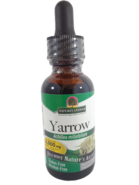 Yarrow Extract, 2000 mg, Alcohol-Free, 1 fl oz. - Extracto de Milenrama, 2000 mg, sin Alcohol, 1 fl oz