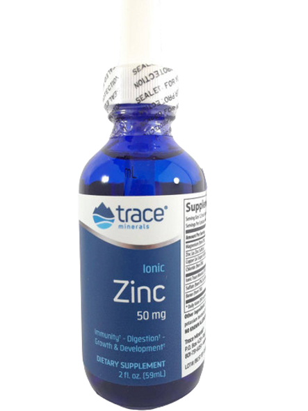 Zinc, Ionic, 50 mg, 2 fl oz. - Zinc, Iónico, 50 mg, 2 fl oz