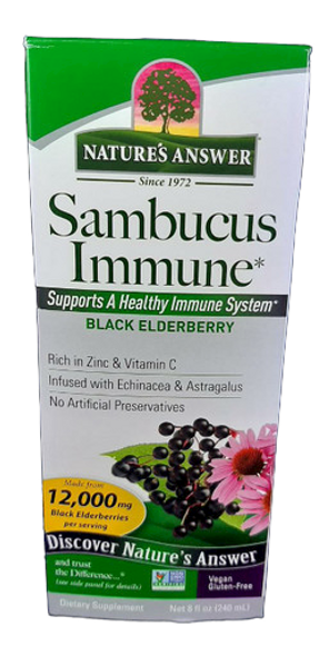 Sambucus Immune, Black Elderberry, 12000mg per serving, 8 fl oz. -