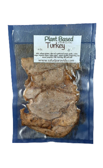 Turkey, Plant Based, 4 oz. -Pavo, a Base de Plantas, 4 oz.