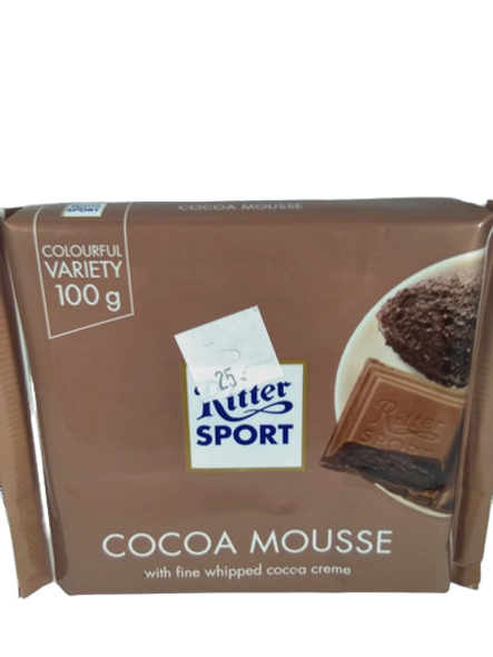 Chocolate, Cocoa Mousse, 100g -Chocolate, Mousse de Cacao, 100g