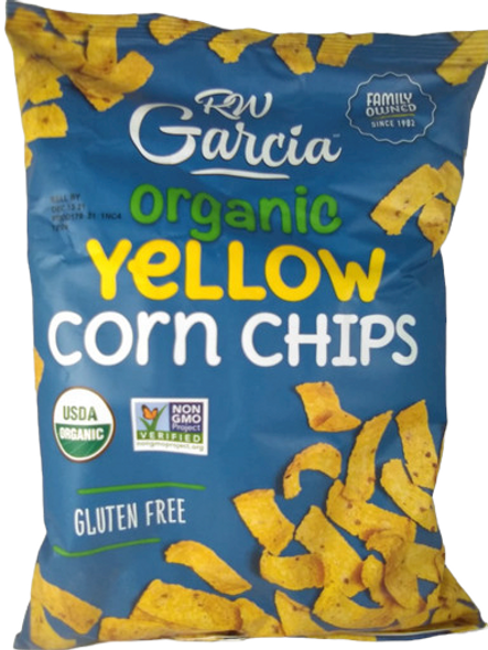 Corn Chips, Yellow, Organic -Chips de Maíz, Amarillo, Orgánico