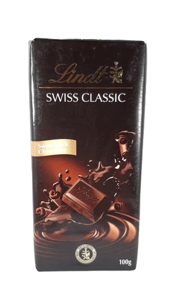 Chocolate Bar, Swiss Classic, Dark,100g - Barra de Chocolate, Suiza Classico, 100g Chocolate Bar, Swiss Classic, Dark,100g - Barra de Chocolate, Suiza Classico, 100g