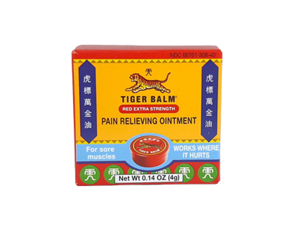 Pain Relieving Ointment, Red Extra Strength, .14 oz. - Ungüento Analgésico, Rojo Extra Fuerte, .14 oz.