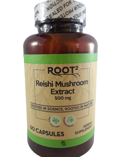 Reishi Mushroom Extract, 500 mg, 60 Capsules - Extracto de Hongo Reishi, 500 mg, 60 Cápsulas