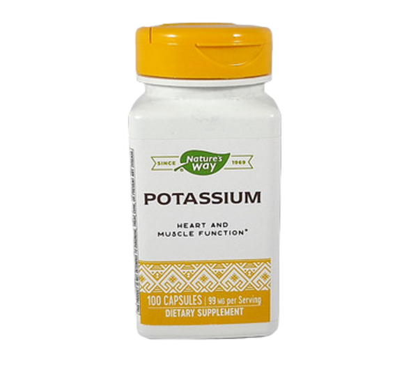 Potassium, 99 MG per Serving, 100 Capsules - Potasio, 99 MG por Porción, 100 Cápsulas Potassium, 99 MG per Serving, 100 Capsules - Potasio, 99 MG por Porción, 100 Cápsulas