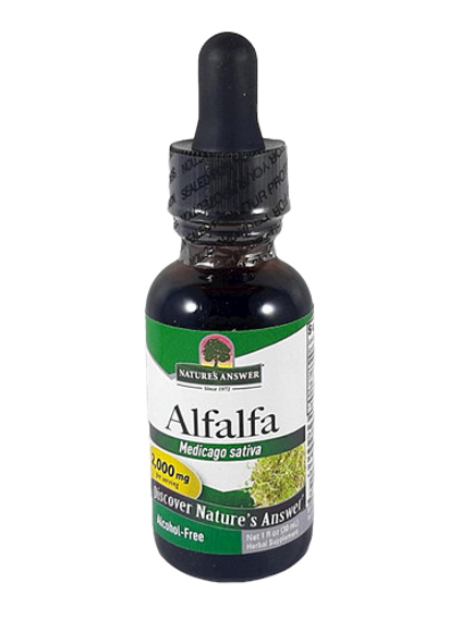 Alfalfa Extract, 2000 mg, Alcohol Free, 1 fl oz. - Extracto de Alfalfa, 2000 mg, sin alcohol, 1 fl oz.