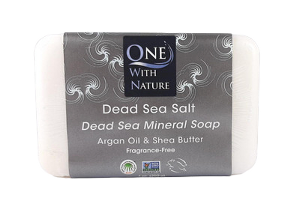 Soap, Dead Sea Mineral, Argan Oil & Shea Butter,  7 oz. - Jabón, Mineral del Mar Muerto, Aceite de Argán y Manteca de Karité, 7 oz.