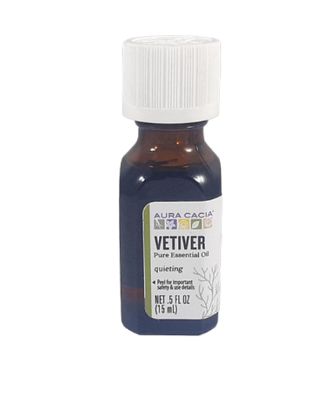 Vetiver, Essential Oil, .5 fl oz. - Vetiver, Aceite Esencial, .5 fl oz.