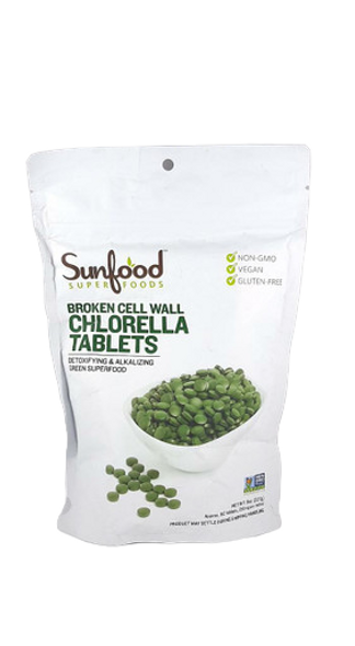 sunfood – Espirulina y Chlorella comprimidos, 2 onza