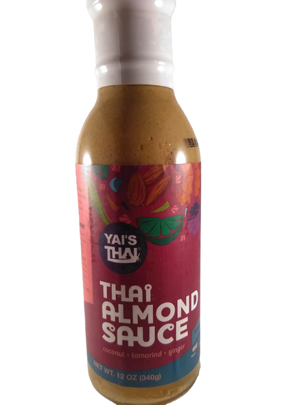 Thai Almond Sauce, 12 oz. -Salsa Tailandesa de Almendras, 12 oz.