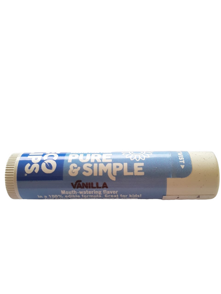 Lip Balm, Pure & Simple, Vanilla -Bálsamo Labial, Puro y Simple, Vainilla