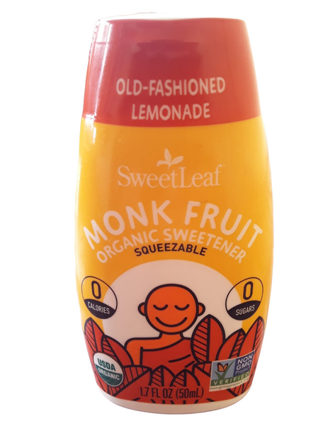 Monk Fruit Sweetener, Lemonade, Organic,  1.7 fl oz. -Edulcorante de Fruta Monje, Limonada, Orgánico, 1.7 fl oz