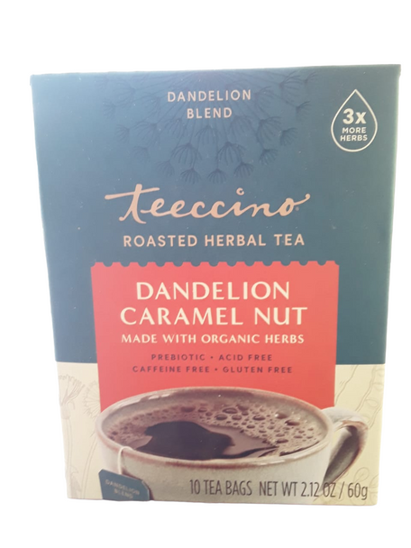 Tea, Dandelion Caramel Nut, 10 Tea Bags -Té, Diente de León Nuez Caramelo, 10 Bolsitas de té